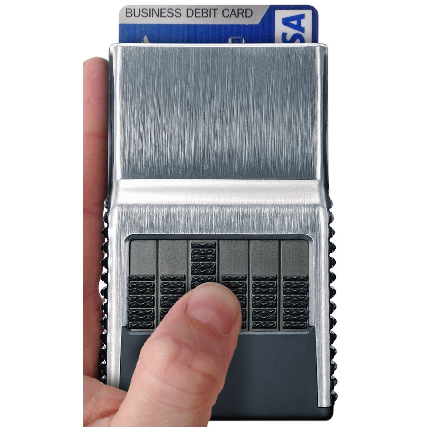 ACMウォレット2.0 -ブラッシュドクローム- (RFIDスキミングブロッキング付)【5月入荷分予約】